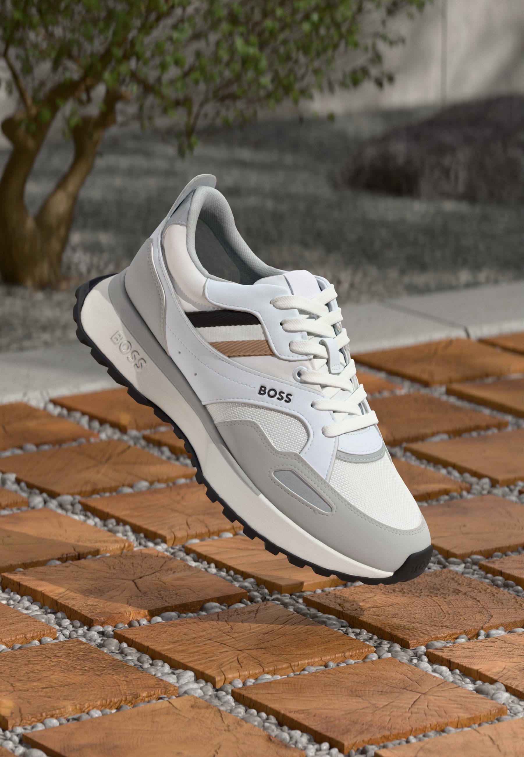 BOSS JONAH RUNN - Scarpe da ginnastica - bianche