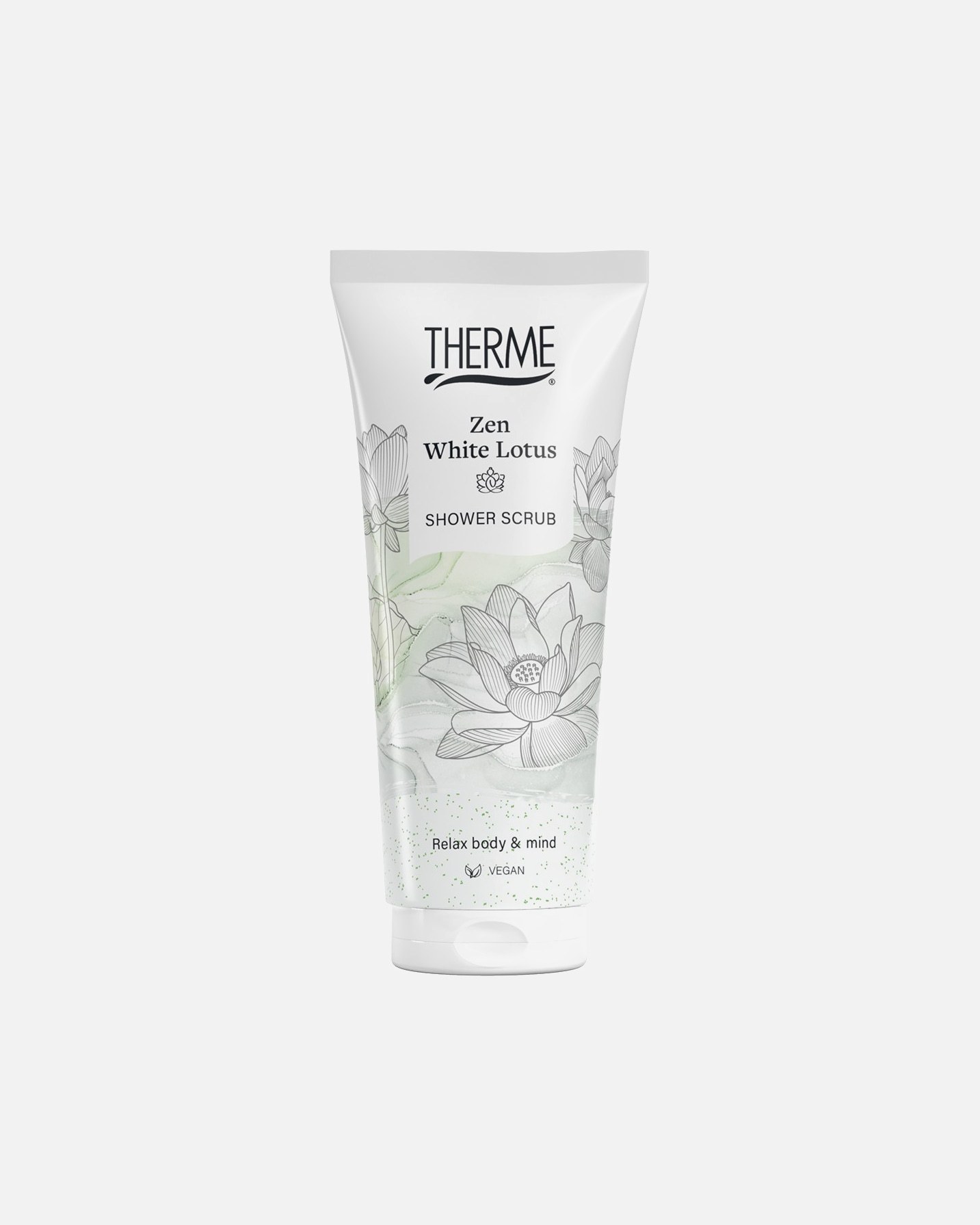 THERME Körperpeeling Zen White Lotus Duschpeeling - 200 ml