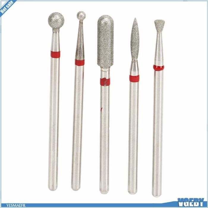 Ashata Nail Polishing Grinding Head Manicure Drill Bits for Nail Art, Cushion Perfume Nail Grinder Head