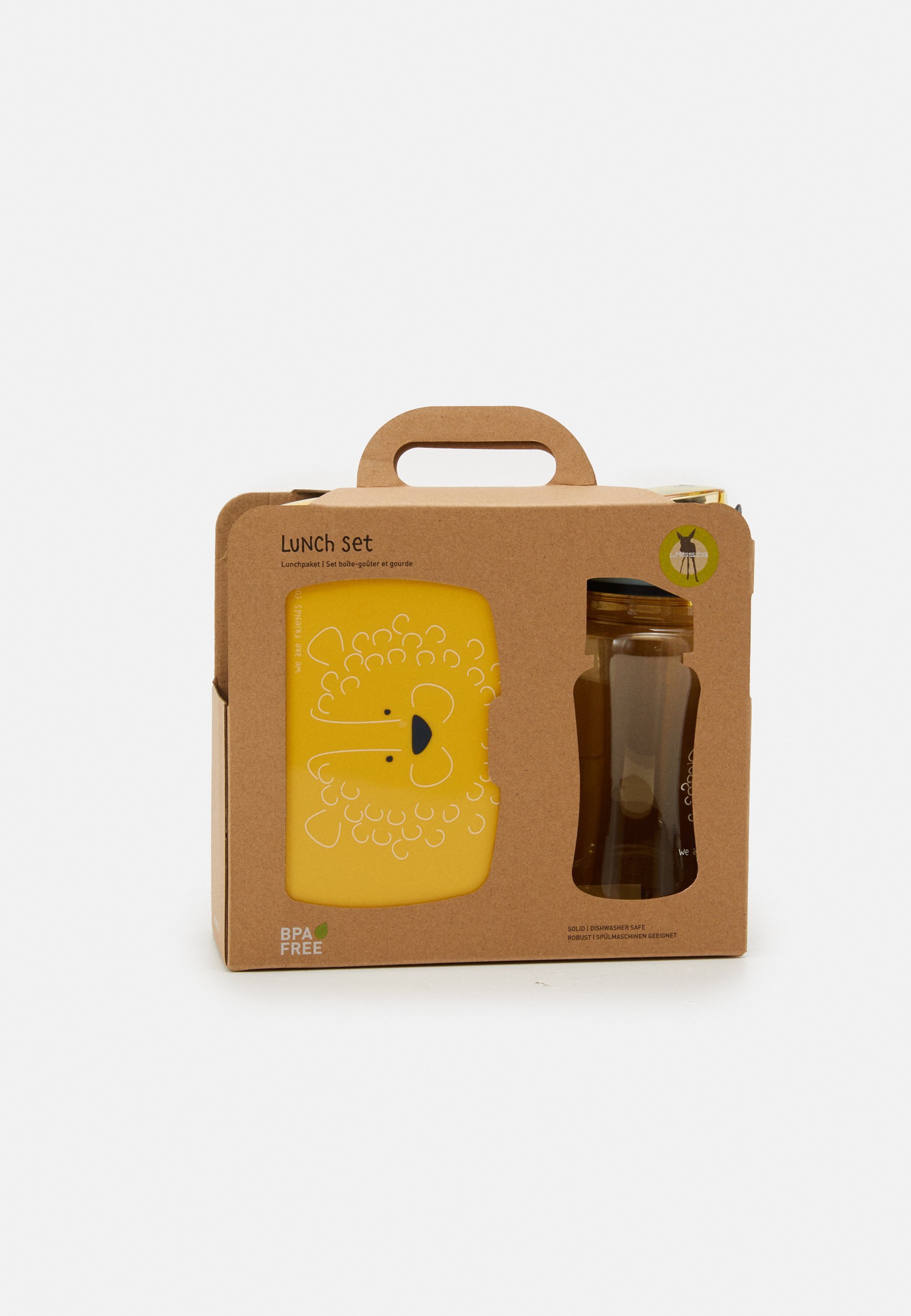 Lässig LUNCH ABOUT FRIENDS LION SET - Lunchbox - gelb