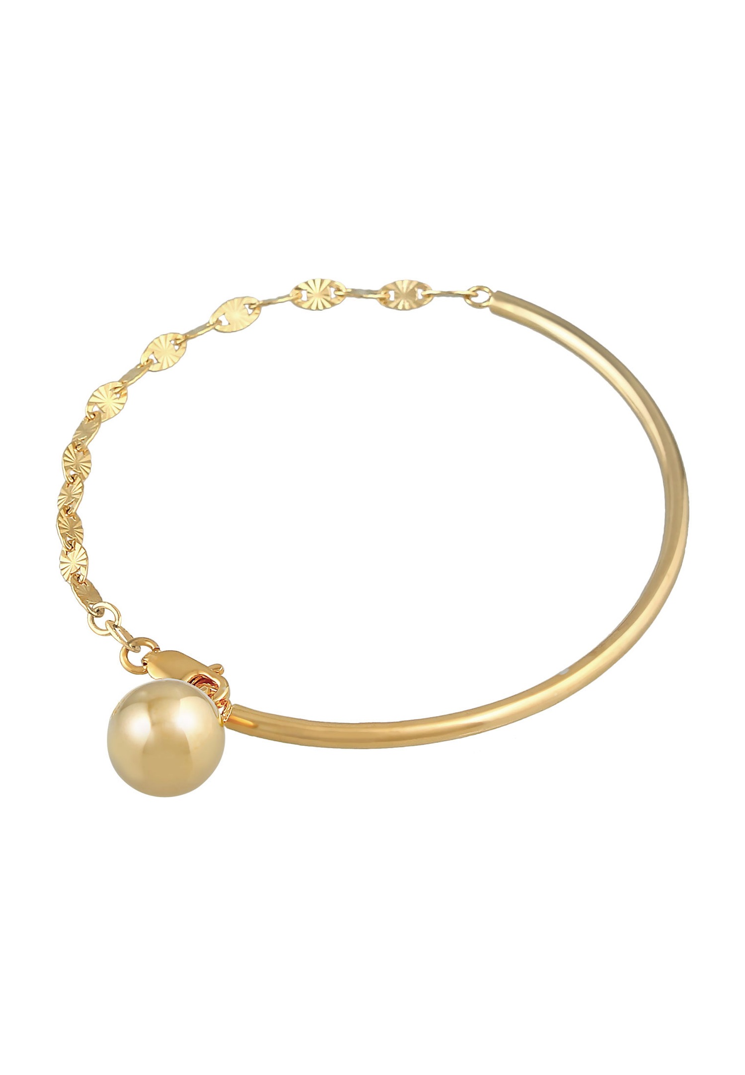 Elli PREMIUM Blogueuse de la tendance des plaquettes de balles pour dames en argent sterling 925