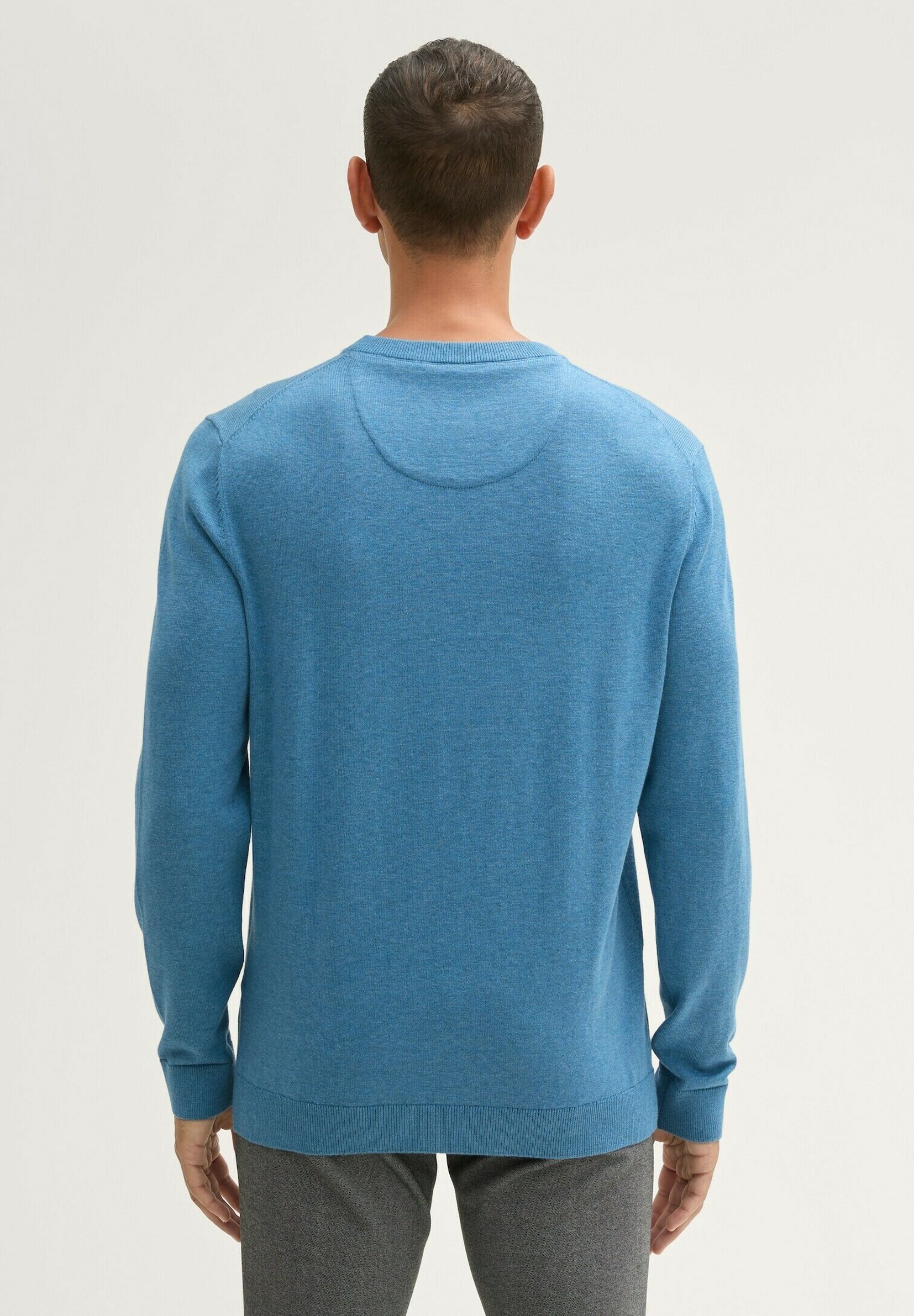 TOM TAILOR Pullover – ozeanblau meliert