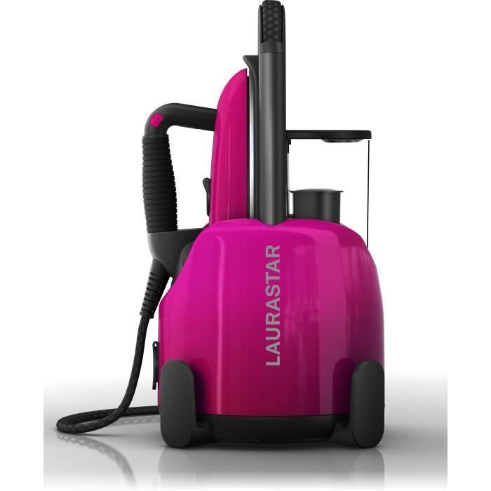 LAURASTAR LIFT Plus - Centrale Vapeur Pinky Pop 3 en 1 - 2200W - Semelle active 3D - Pression 3,5 bars - Réservoir 1,1L