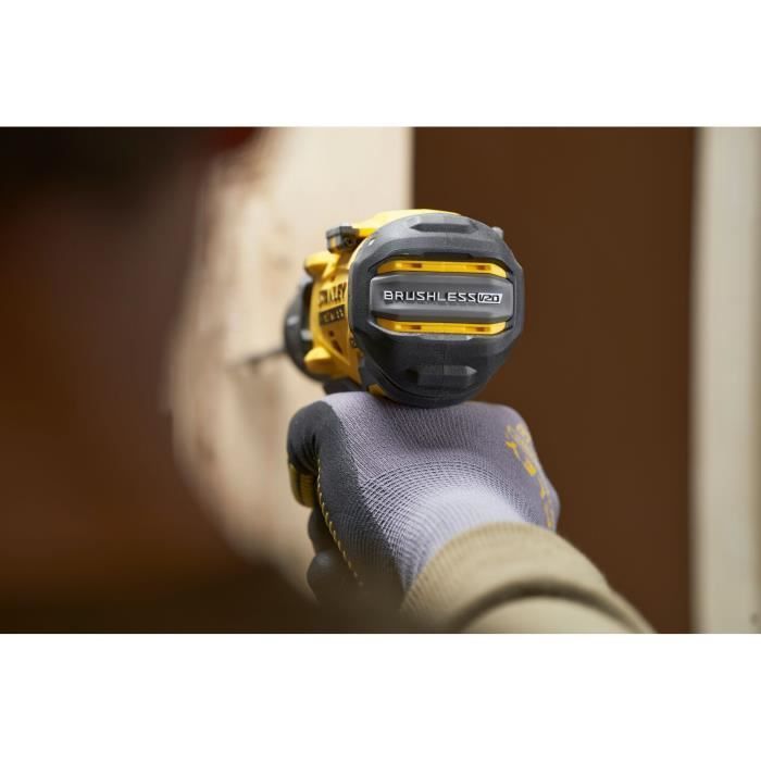Taladro/atornillador inalámbrico - 18V - STANLEY FATMAX V20 - SFMCD725D2K-QW - Sin escobillas - 80Nm - 2 baterías de 2Ah + cargador de 1,25A
