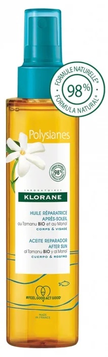 KLORANE Klorane Polysianes Aftersun Restructuring Oil 150 ml Pflegt und macht die Haut geschmeidig