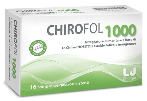 CHIROFOL Chirofol 1000 16 comprimés gastro-résistants Complément alimentaire à base d'acide folique
