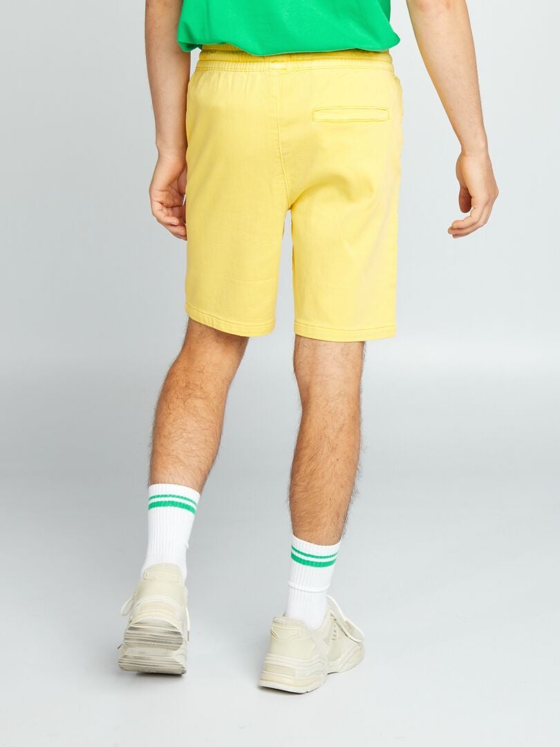 Effen Bermudashorts - GEEL