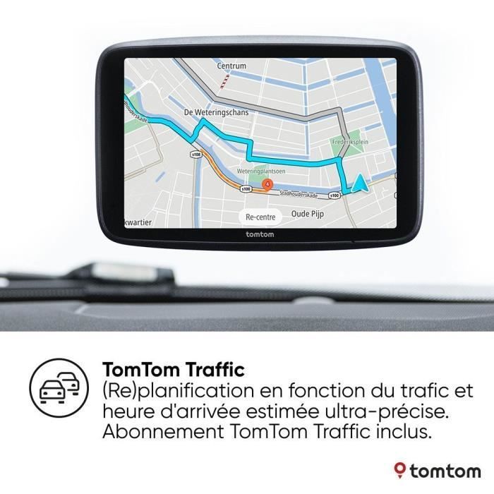 TomTom GO Superior 6 - GPS para coche - Pantalla de 6 pulgadas - TomTom Traffic - Servicio Premium de 2 años incluido - Mapa mundial