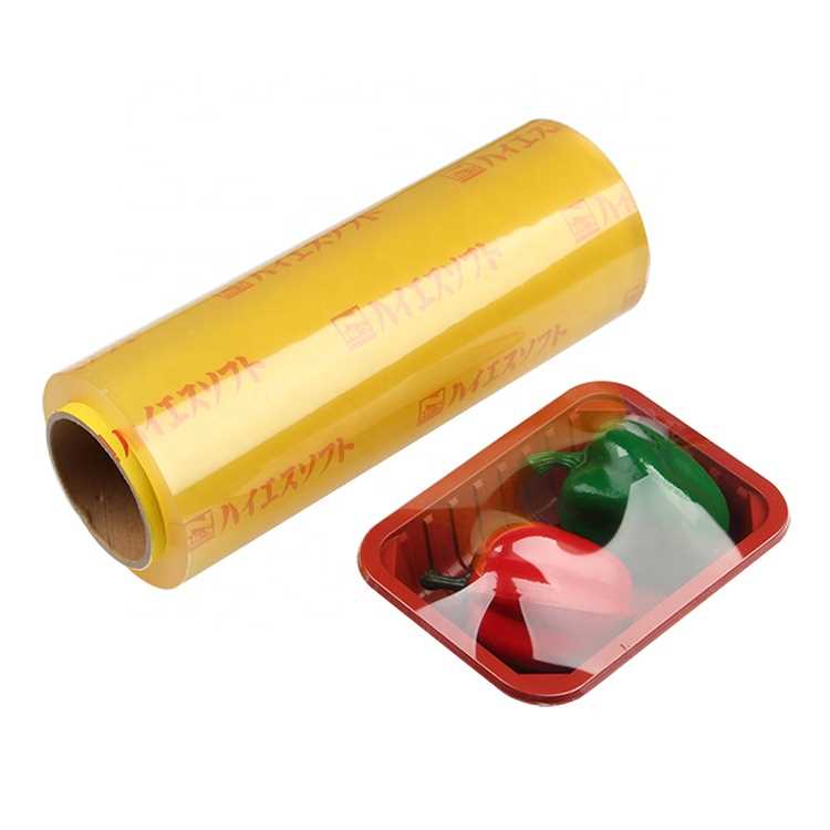 Film transparente de PVC para embalaje profesional de alimentos
