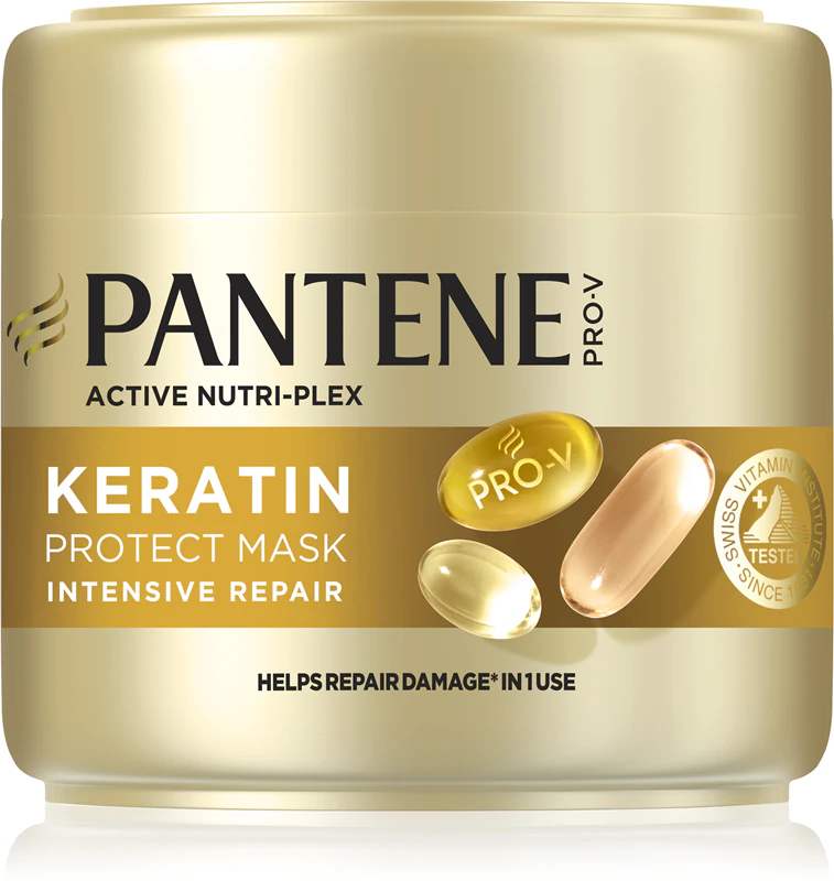 Máscara capilar regeneradora Pantene Pro-V Active Nutri Plex Reparação Intensiva para cabelos secos e danificados