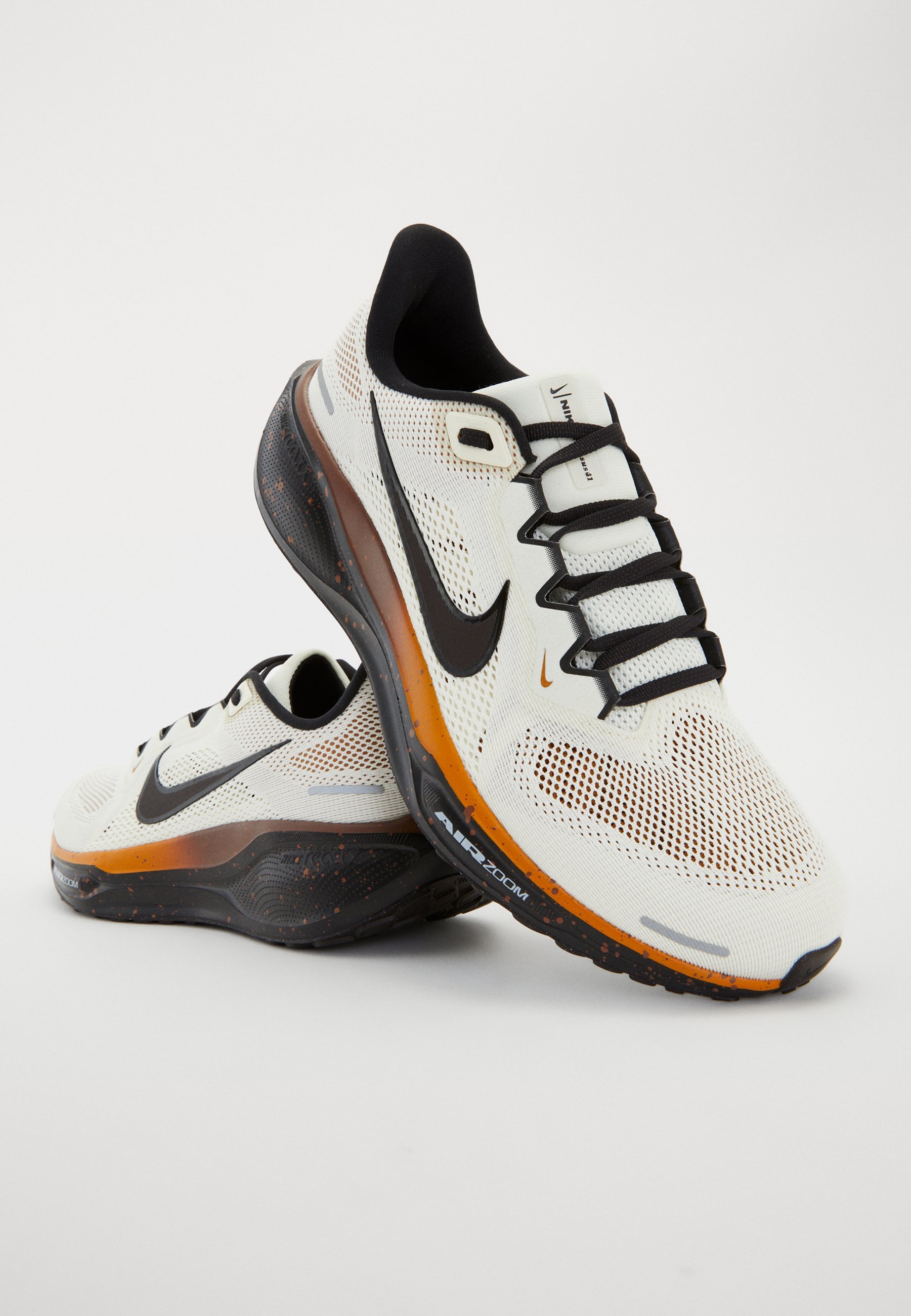 Nike Performance AIR ZOOM PEGASUS 41 - Hardloopschoenen voor op de weg - zacht parelmoer/fluweelbruin/woestijnoker/faunabruin/zwart