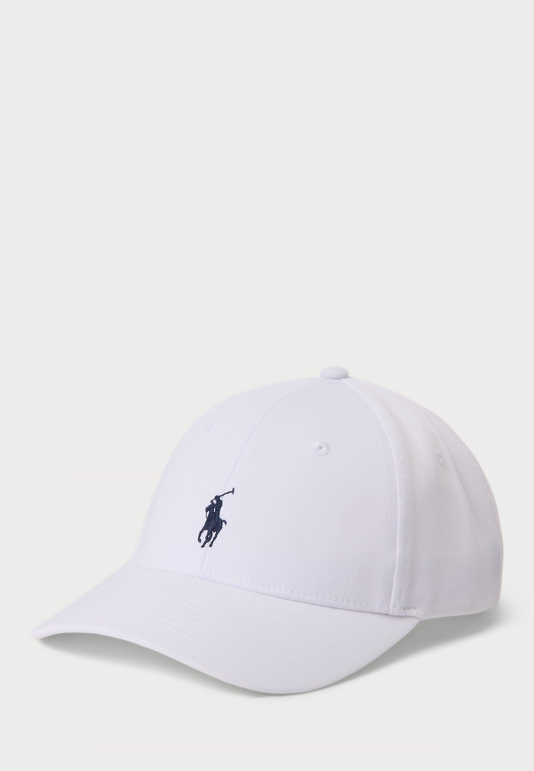 Polo Ralph Lauren EMBROIDERED PONY TWILL CAP - Nokamüts - valge