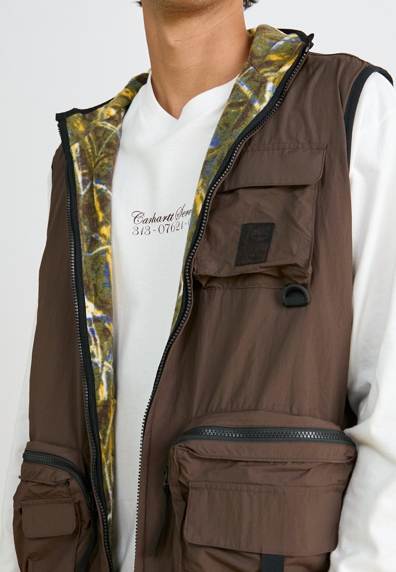 Colete Timberland - marrom escuro