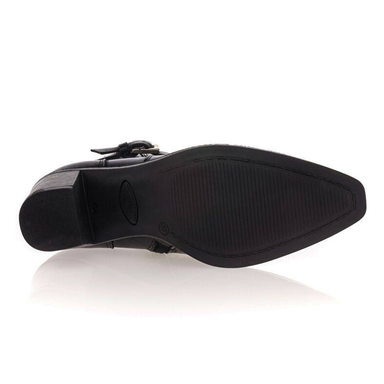 Schwarze Damenstiefel / Stiefeletten