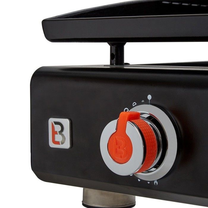 Plancha à gaz Silvia II G 3 Feux - BRASERO - Plaque Fonte émaillée fabriquée en France - 67 x 34 cm - 7,5 kW