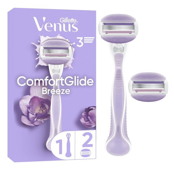 Gillette Venus ComfortGlide Breeze sistem za brijanje<br>Uključuje 2 oštrice britvice