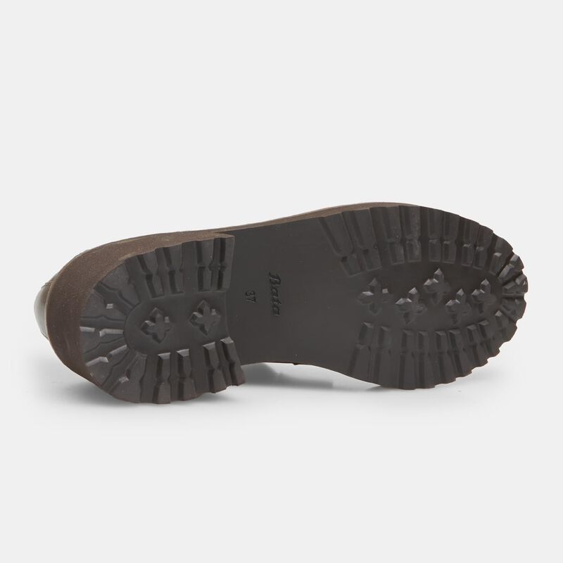 BATA Mokasyny damskie skórzane na obcasie 4,5 cm