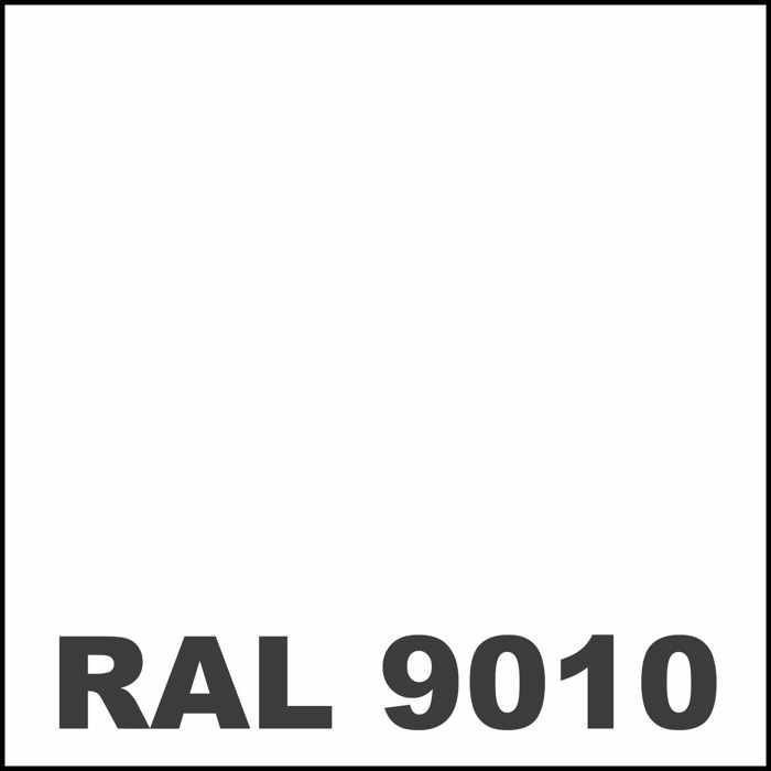 Betonblockfarbe – 5 l – Farbton Holzoptik – RAL 9010 – Reinweiß