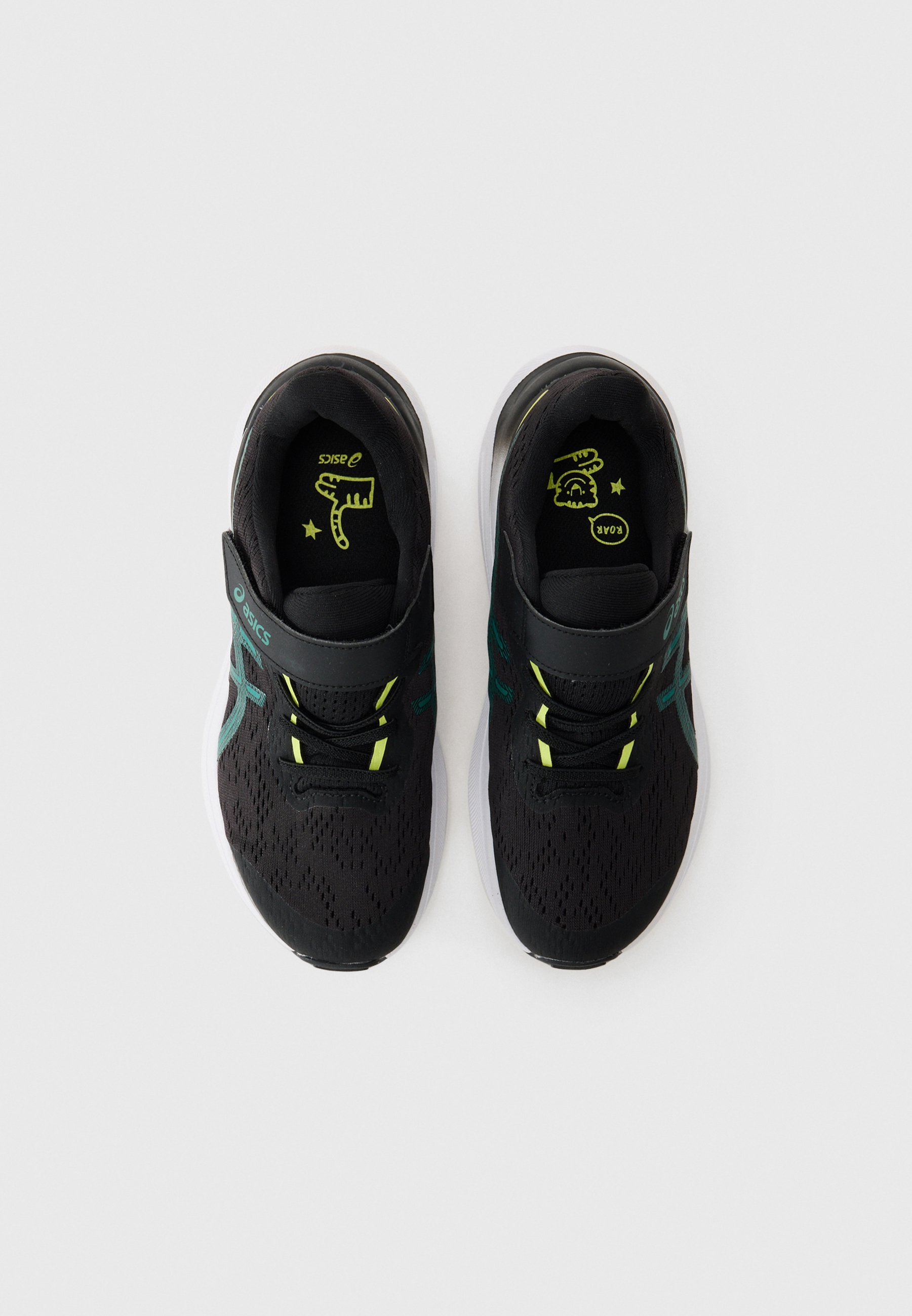 ASICS GT 1000 UNISEX - Scarpe da corsa su strada - nero/verde diaspro