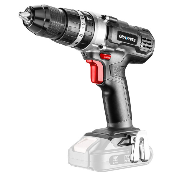 Wiertarko-wkrętarka akumulatorowa udarowa GRAPHITE 58G010