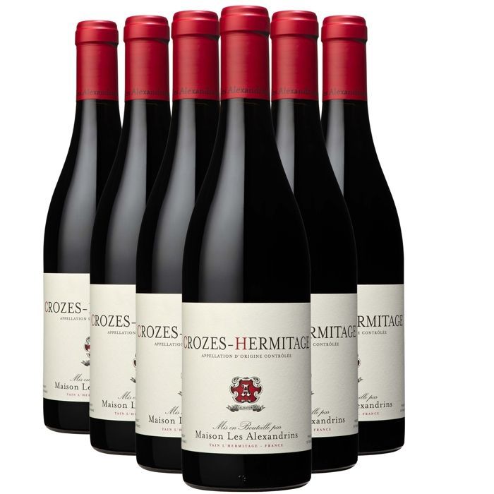 Maison les Alexandrins Crozes-Hermitage 2023 - Rode wijn uit de Rhônevallei (6x75cl).