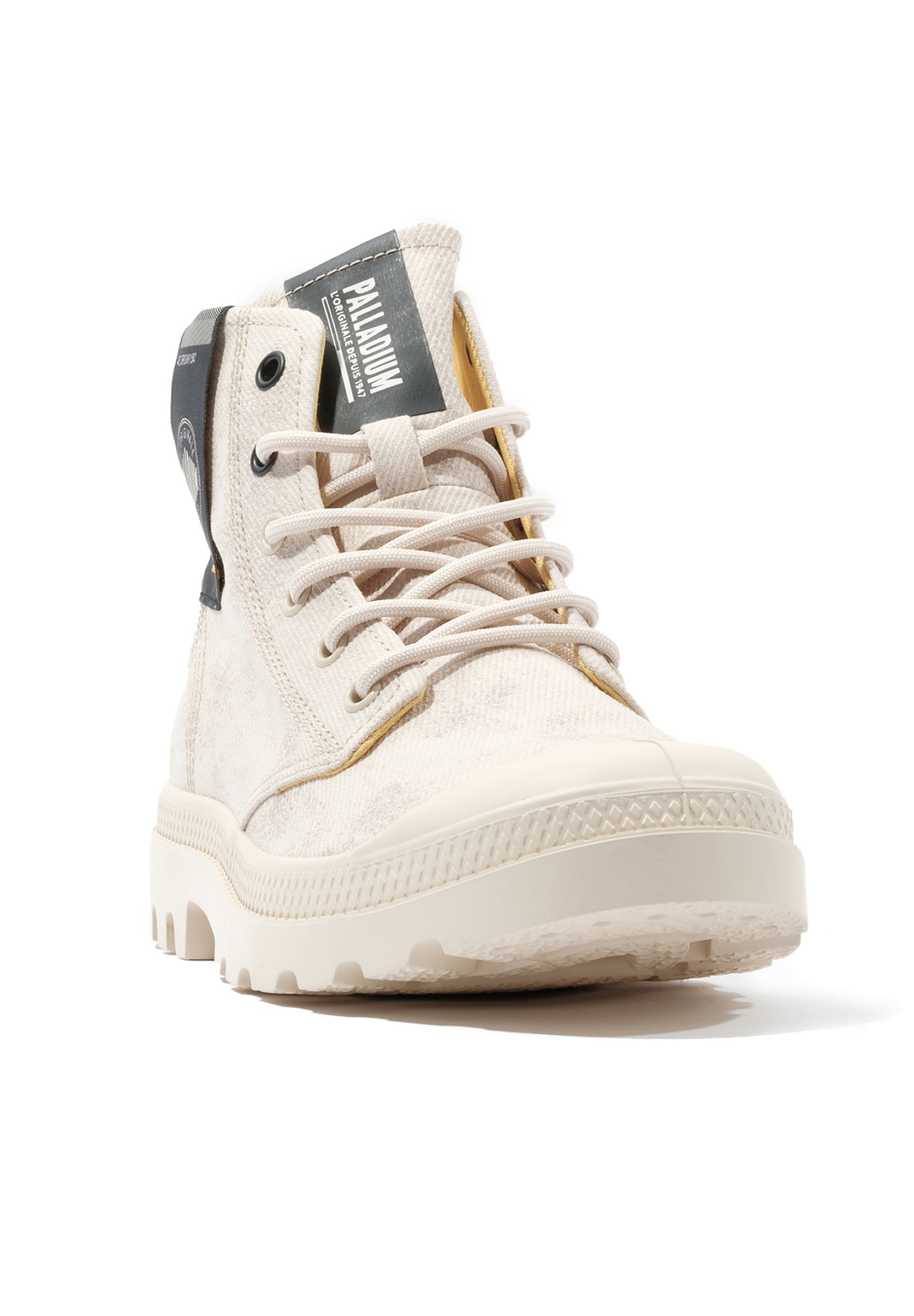 Palladium Schnürstiefeletten – beige