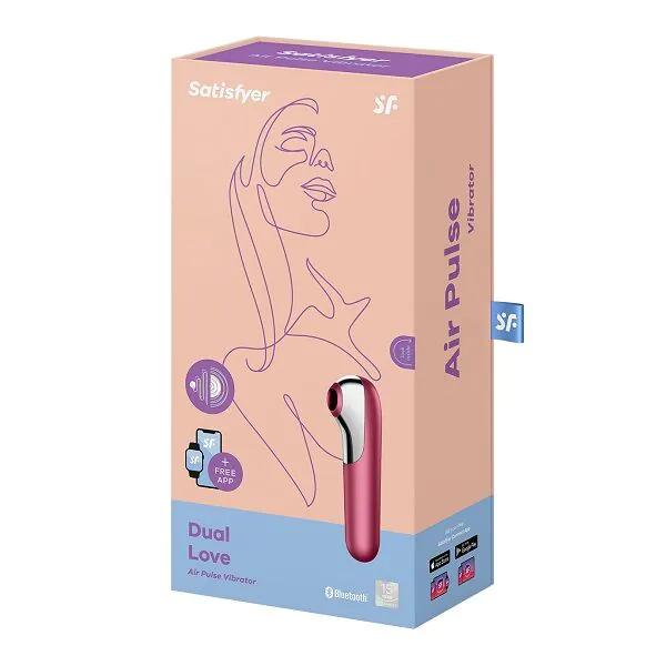 Satisfyer Masażer Dual Love Connect App Pink