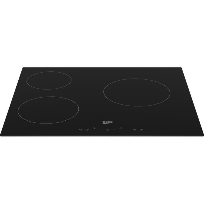 Placa vitrocerâmica BEKO - 3 queimadores - 60 cm - HIC63400