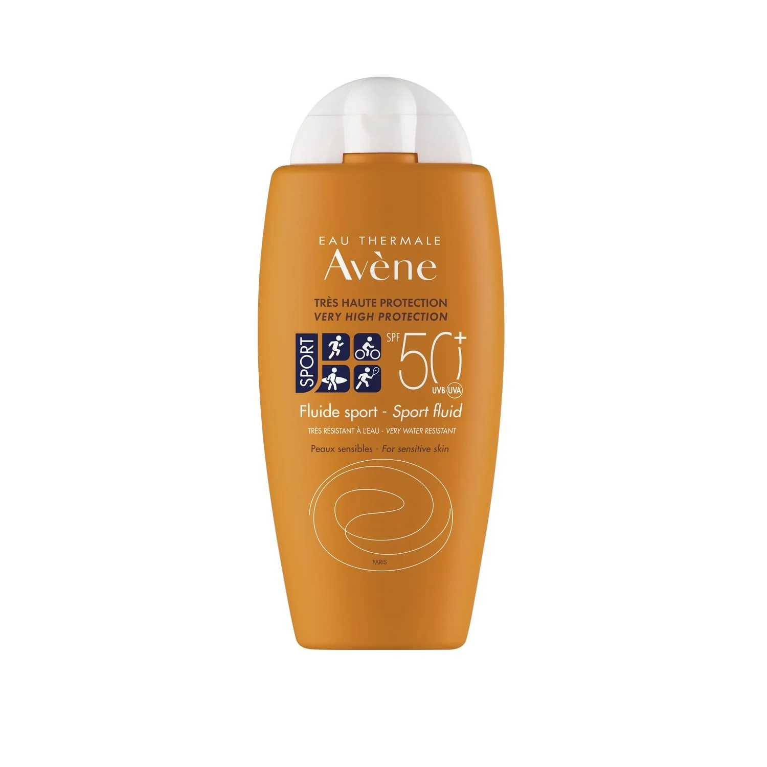 Suncare Fluido Sport SPF50+ - Crema solare corpo alta prot., Latte solare corpo alta prot.