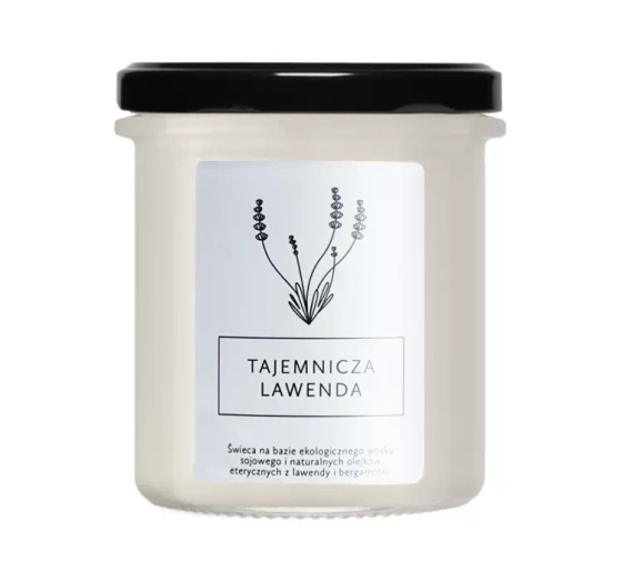 Hagi Tajemnicza Lawenda sojowa świeca zapachowa 230 g
