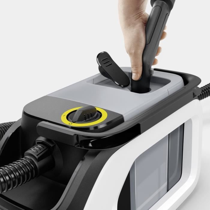 Nettoyeur Détacheur KARCHER SE 3 Compact Floor - Nettoyage en profondeur - 500W - Réservoir 1,7L - Accessoires inclus