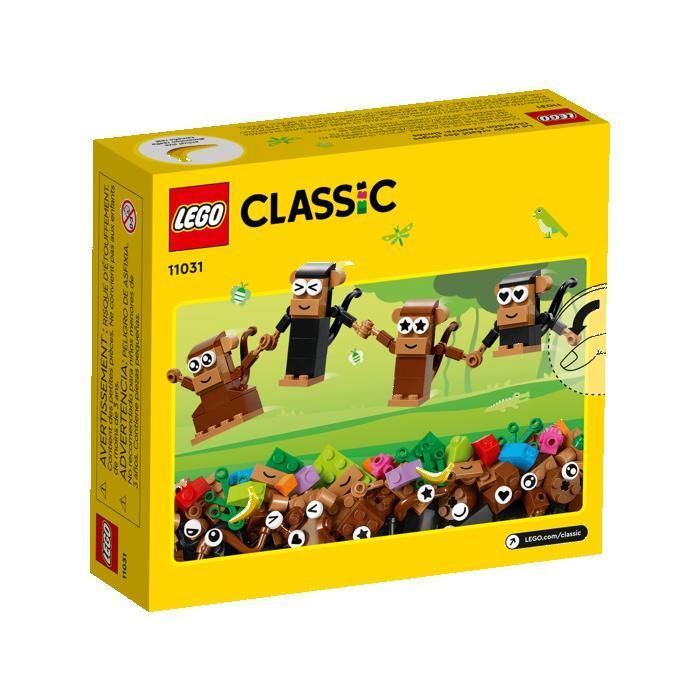 LEGO Classic 11031 Creatieve Aap Leuk Cadeau Speelgoed Verzamelobjecten 5+