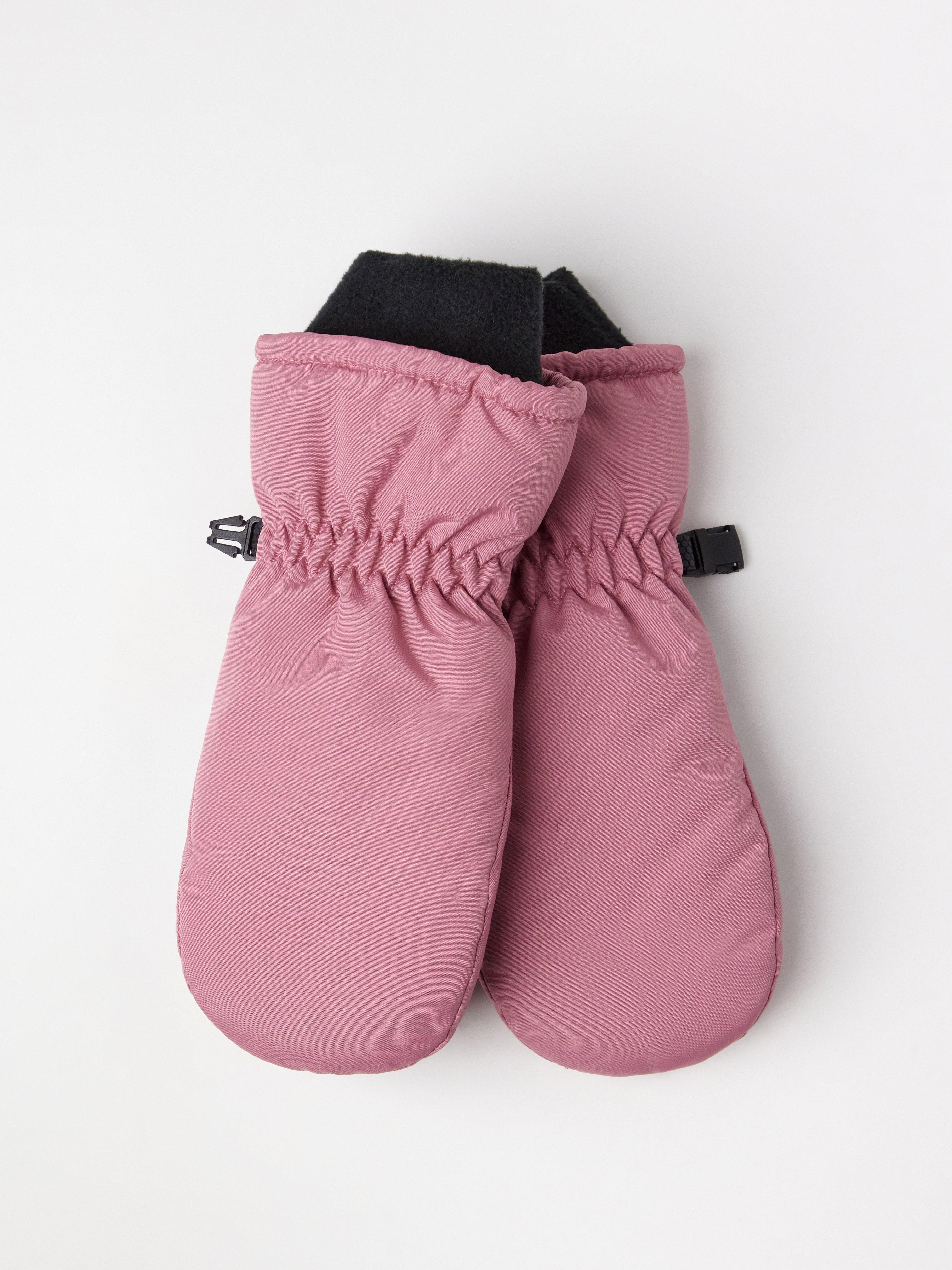 Nepromokavé polstrované palčáky Dusty Pink