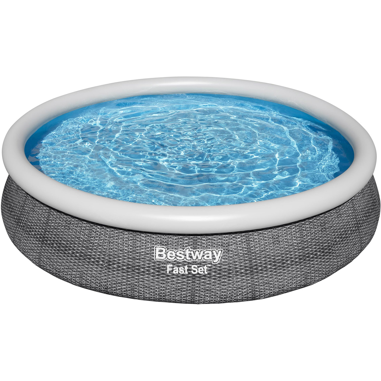 „Bestway Fast Rattan“ baseino komplektas su filtro pompa