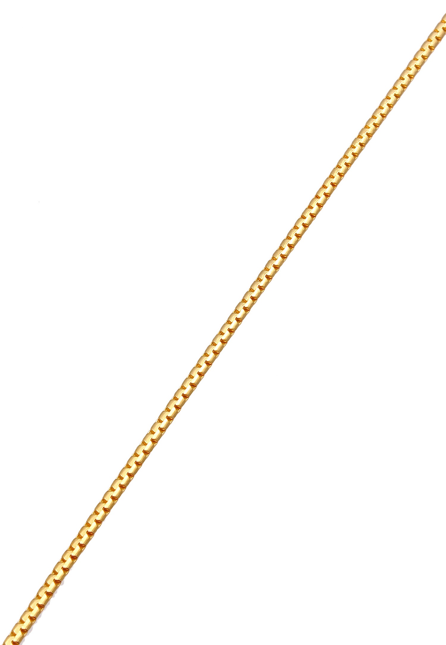 Elli Chaîne de serpent ovale pour dames Tendance de base plate en argent sterling 925