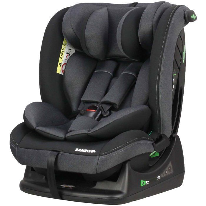 Reversible and adaptable car seat - BAMBISOL - AY913PLUSN - Group 0+/1/2/3 - I-Size - Reclining - Reducer - Black