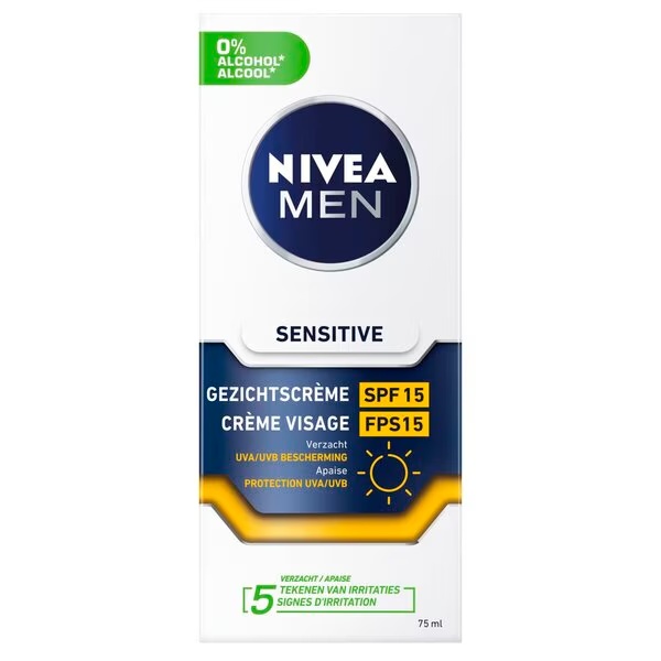 NIVEA Men Sensitive krema za lice SPF15 75ml