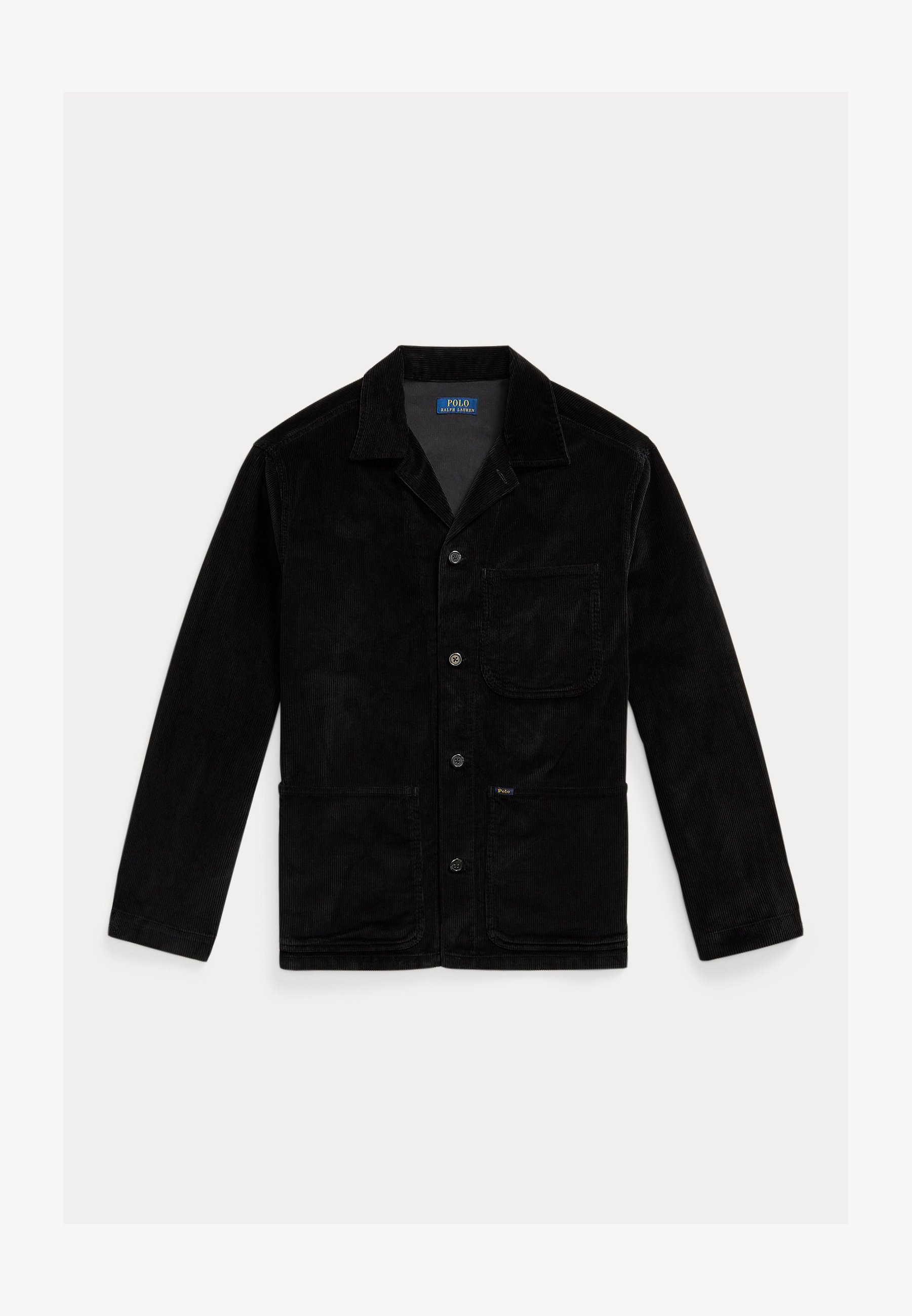 Polo Ralph Lauren SURCHEMISE UTILITAIRE EN VELOURS CÔTELÉ - Veste légère - noire
