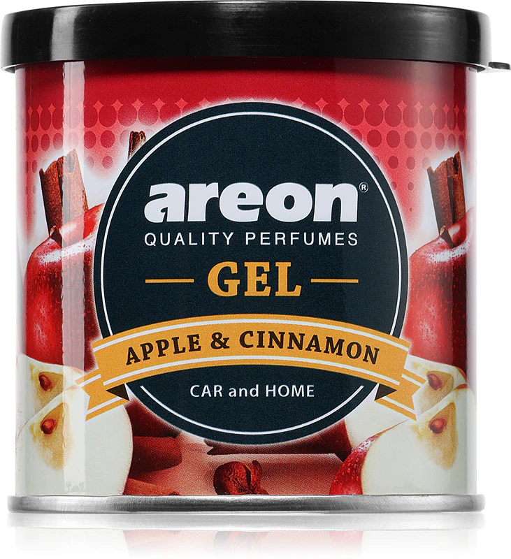 Areon Gel s vůní jablka a skořice do auta a domácnosti