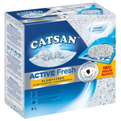 Așternut aglomerant Catsan Active Fresh