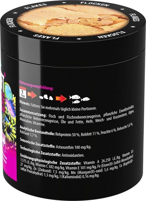 Microbe-Lift Marine Flakes MFS250G — nourriture en flocons pour poissons marins, 30 g