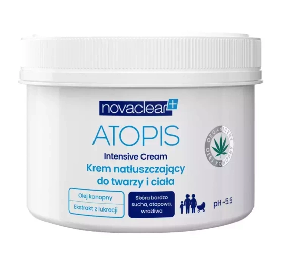 Novaclear Atopis krem natłuszczający do twarzy i ciała 500 ml