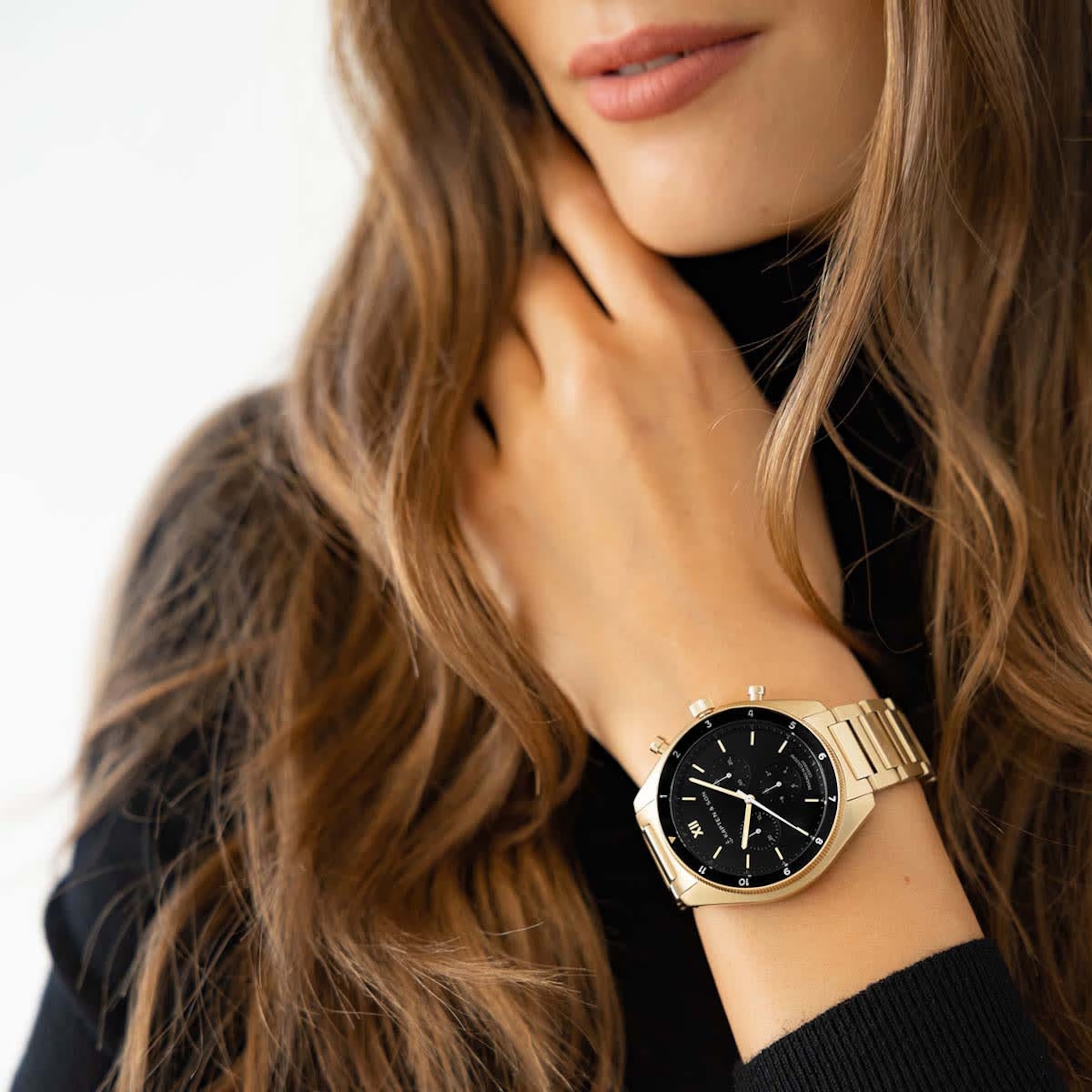 Acier noir Rise Gold