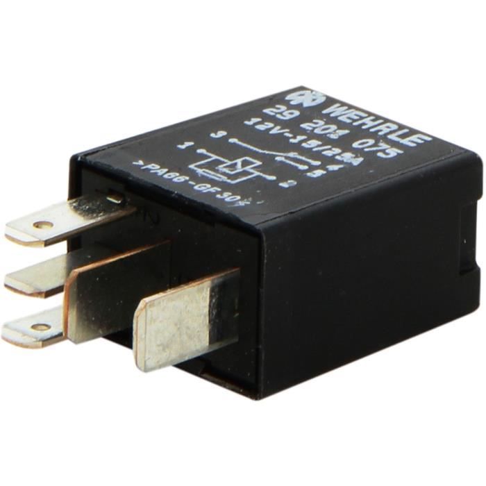 Microrelé 12V-15/25A con resistencia de 1 rt - VALEO - 643824