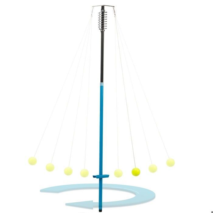 Juego de Speedball - JANSHOP - NS-499 - 2 raquetas - Pelota incluida - Altura ajustable de 124 a 138,5 cm - Poste de acero