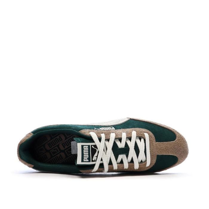 Zapatillas Puma Arizona para hombre, color beige/verde.