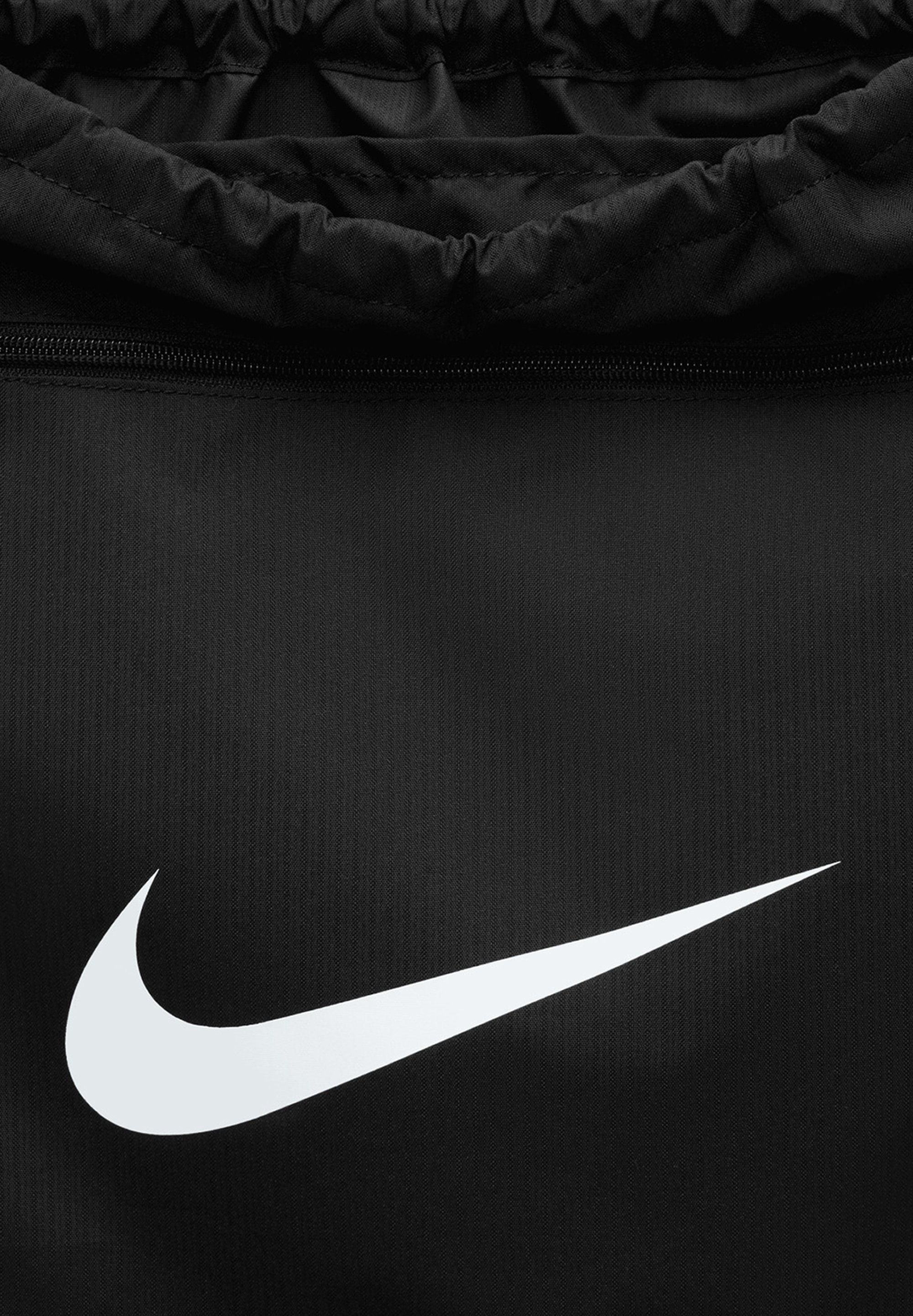 Nike Performance UNISEX - Sporttas met trekkoord - zwart/zwart/wit