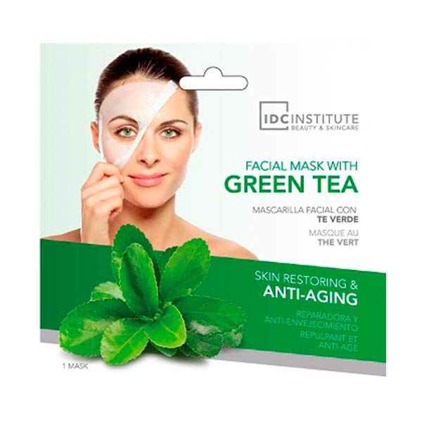 Mască facială cu ceai verde | 1 buc