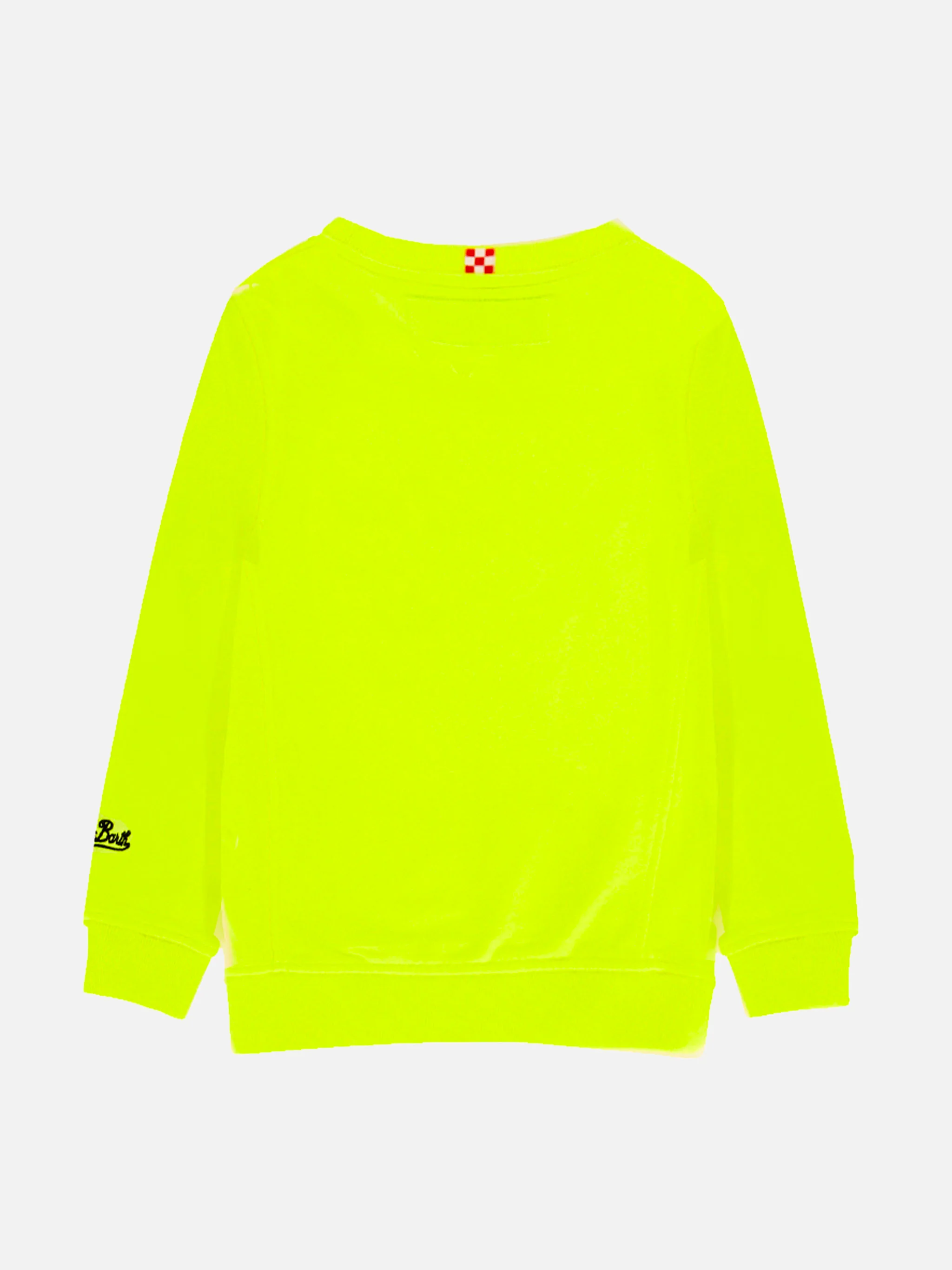 Felpa da bambino giallo fluo Après Ski