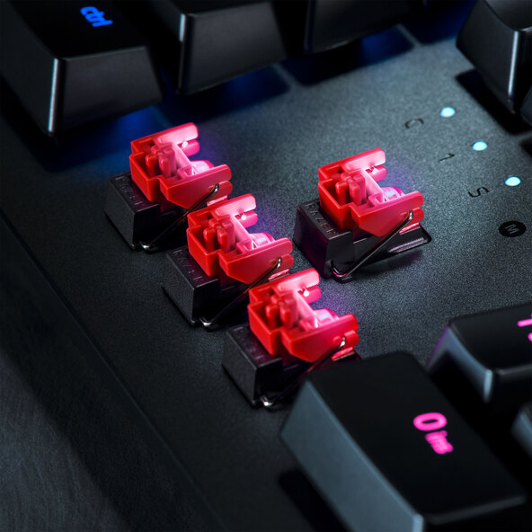 Interruptor linear vermelho Tastatur Huntsman Mini
